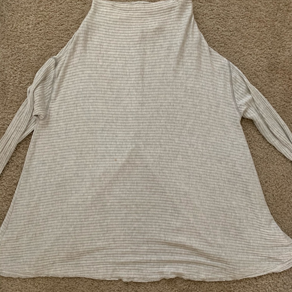 Free People Lovers Ribbed Split Back Sweater - image 3